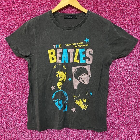 The Beatles Here They Come The Fabulous Beatles Retro Style T-Shirt Small - Picture 1 of 5